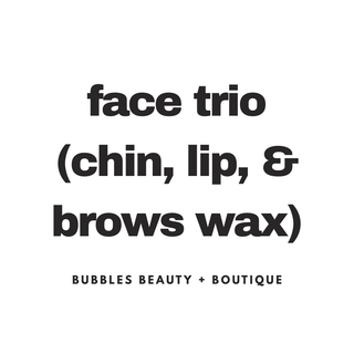 Face Trio (Chin, Lip, Brows) Wax