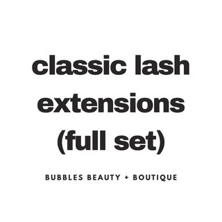 Classic Lash Extensions - Full Set