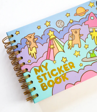 Hardcover Retro Style Collectible Sticker Books