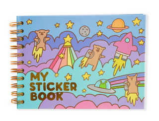 Hardcover Retro Style Collectible Sticker Books