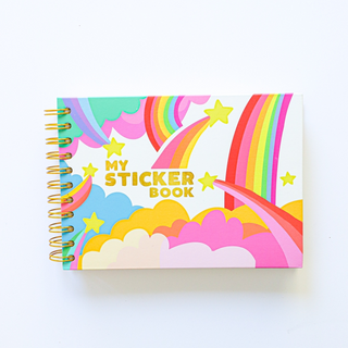 Hardcover Retro Style Collectible Sticker Books