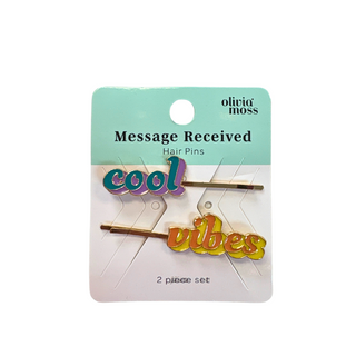Message Received Hair Pins