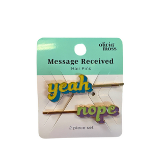 Message Received Hair Pins
