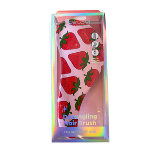 Strawberry Print Detangling Wet and Dry Hair Brush